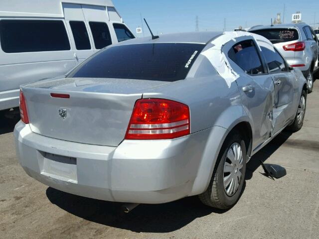 1B3LC46B59N563826 - 2009 DODGE AVENGER SE SILVER photo 4