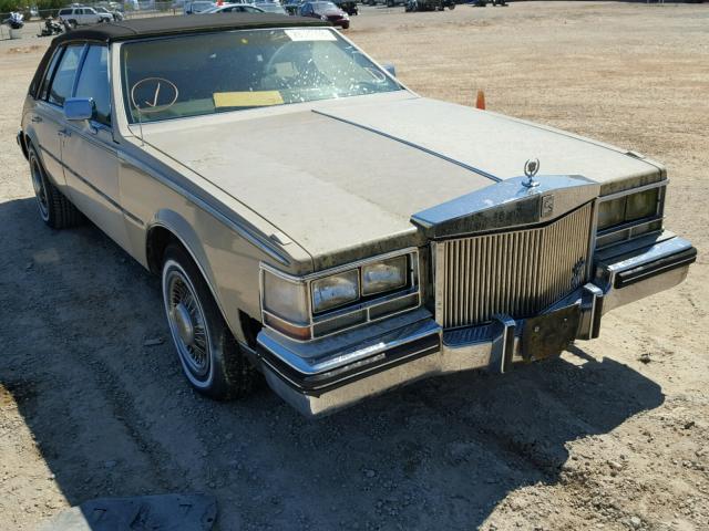 1G6KS6985FE825156 - 1985 CADILLAC SEVILLE BEIGE photo 1