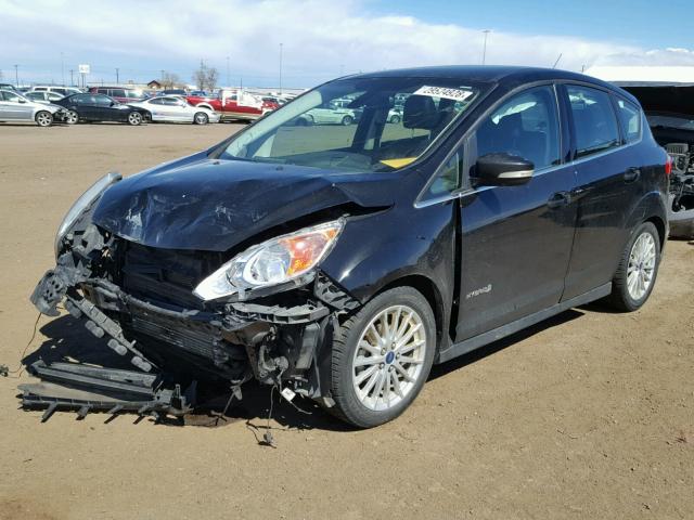 1FADP5BU8DL506423 - 2013 FORD C-MAX SEL BLACK photo 2