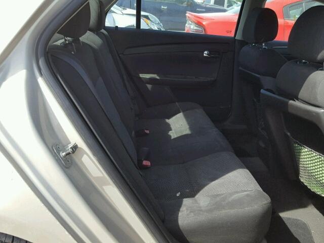 1G1ZH57B39F236679 - 2009 CHEVROLET MALIBU 1LT 金色 照片 6