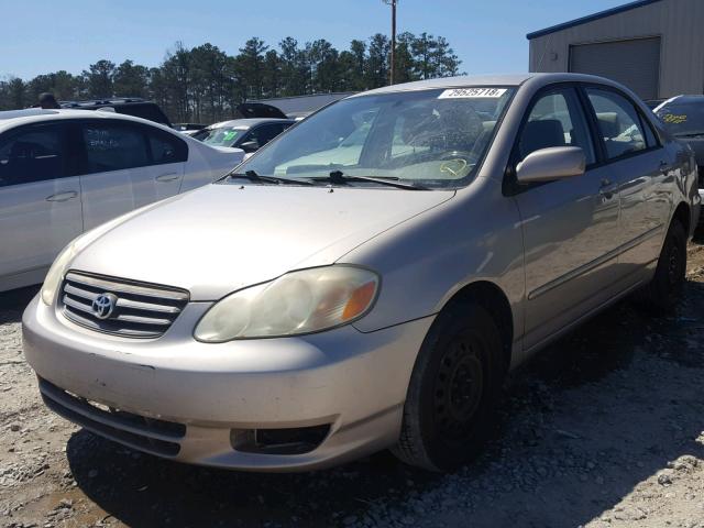 1NXBR32E43Z108042 - 2003 TOYOTA COROLLA CE GRAY photo 2