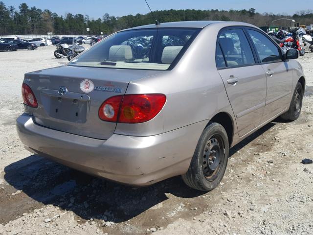 1NXBR32E43Z108042 - 2003 TOYOTA COROLLA CE GRAY photo 4