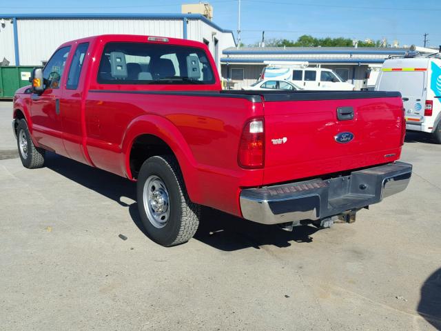 1FT7X2A60DEA91112 - 2013 FORD F250 SUPER RED photo 3