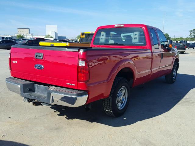 1FT7X2A60DEA91112 - 2013 FORD F250 SUPER RED photo 4