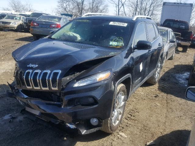 1C4PJMDS8FW524212 - 2015 JEEP CHEROKEE L GRAY photo 2