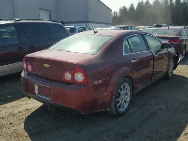 1G1ZE5EBXAF139852 - 2010 CHEVROLET MALIBU LTZ წითელი ფოტო 4