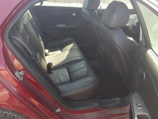 1G1ZE5EBXAF139852 - 2010 CHEVROLET MALIBU LTZ წითელი ფოტო 6