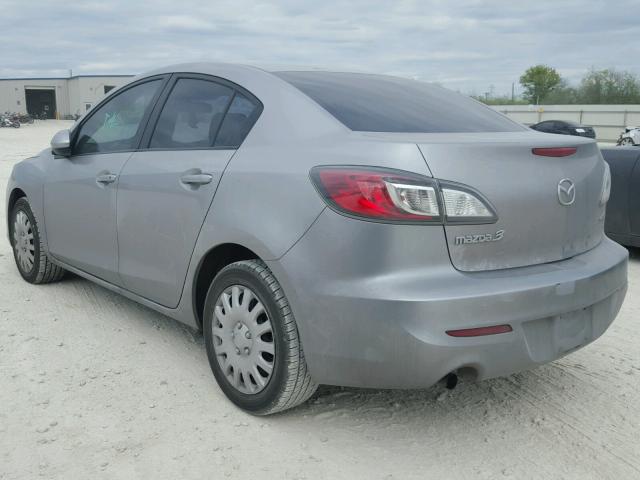 JM1BL1U79D1755791 - 2013 MAZDA 3 I SILVER photo 3