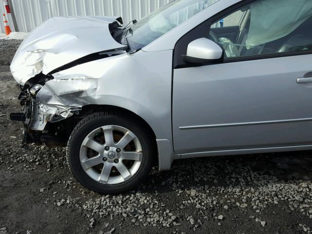 3N1AB61E37L693853 - 2007 NISSAN SENTRA 2.0 SILVER photo 9