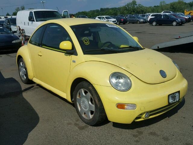 3VWCC21C2XM424499 - 1999 VOLKSWAGEN NEW BEETLE 黄色 照片 1