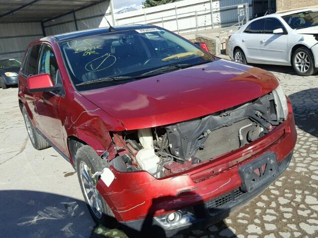 2FMDK38C08BB23427 - 2008 FORD EDGE SEL RED photo 1