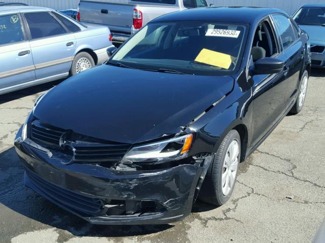 3VW2K7AJ3DM377604 - 2013 VOLKSWAGEN JETTA BASE 黑色 照片 2