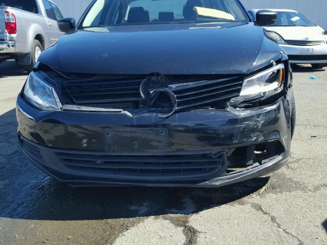 3VW2K7AJ3DM377604 - 2013 VOLKSWAGEN JETTA BASE 黑色 照片 9