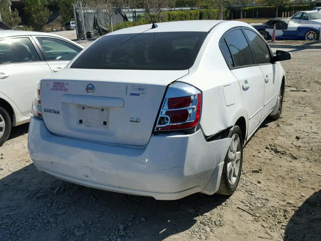 3N1AB61E88L688262 - 2008 NISSAN SENTRA 2.0 WHITE photo 4