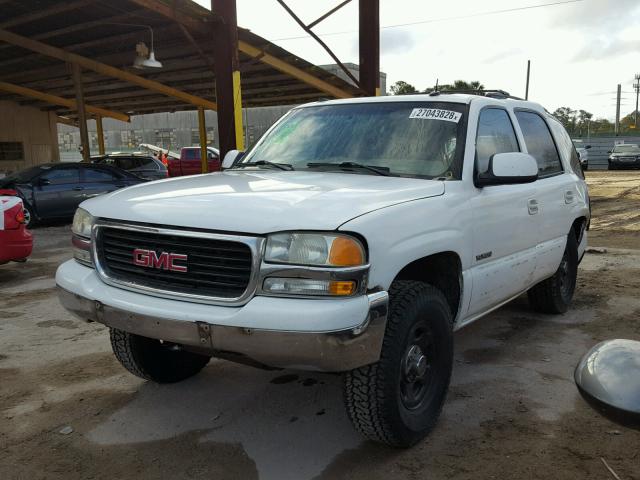 1GKEK13Z83R124358 - 2003 GMC YUKON WHITE photo 2