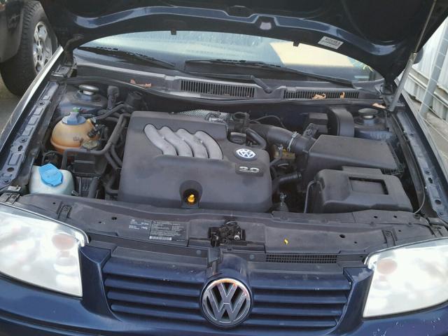 3VWSK69M22M173480 - 2002 VOLKSWAGEN JETTA GLS BLUE photo 7