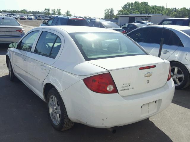 1G1AL52F157541771 - 2005 CHEVROLET COBALT LS WHITE photo 3