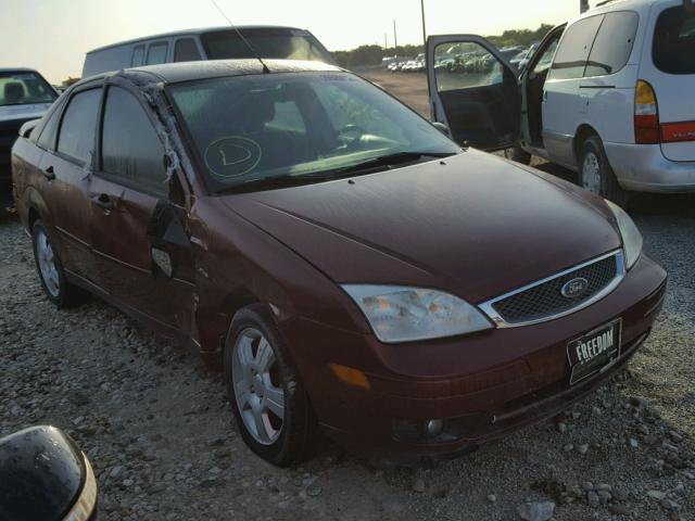 1FAHP34N66W137316 - 2006 FORD FOCUS ZX4 MAROON photo 1