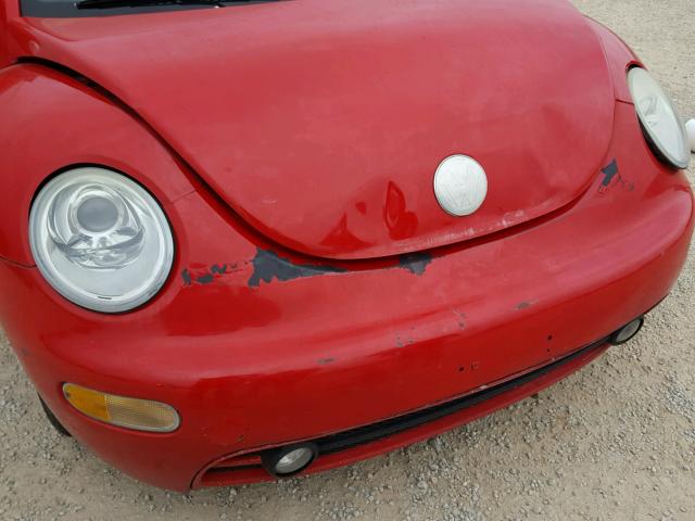3VWCD21Y54M308945 - 2004 VOLKSWAGEN NEW BEETLE 红色 照片 9