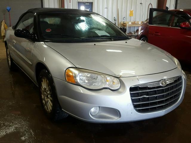 1C3EL55R35N704614 - 2005 CHRYSLER SEBRING TO SILVER photo 1