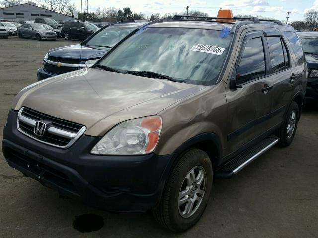 SHSRD78854U239123 - 2004 HONDA CR-V EX TAN photo 2