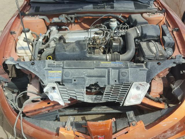 3G2JB12F85S141876 - 2005 PONTIAC SUNFIRE ORANGE photo 7