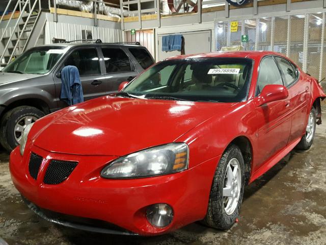 2G2WP552X71218298 - 2007 PONTIAC GRAND PRIX RED photo 2