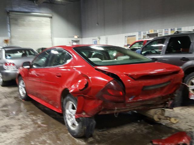 2G2WP552X71218298 - 2007 PONTIAC GRAND PRIX RED photo 3