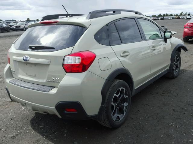 JF2GPAGC4E8282735 - 2014 SUBARU XV CROSSTR CREAM photo 4