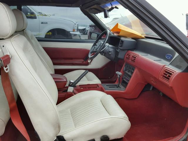 1FABP45EXKF255518 - 1989 FORD MUSTANG GT RED photo 5