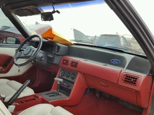 1FABP45EXKF255518 - 1989 FORD MUSTANG GT RED photo 9