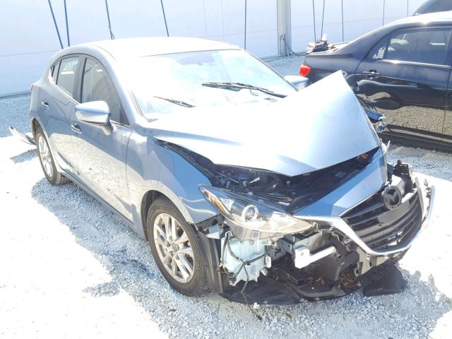 JM1BM1L77E1135831 - 2014 MAZDA 3 TOURING BLUE photo 1