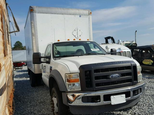 1FDXF46R68EC77790 - 2008 FORD F450 SUPER WHITE photo 1