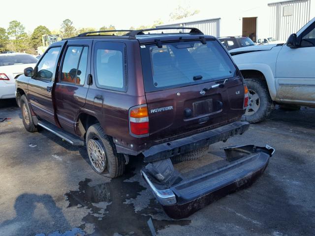 JN8AR05S5VW104738 - 1997 NISSAN PATHFINDER MAROON photo 3