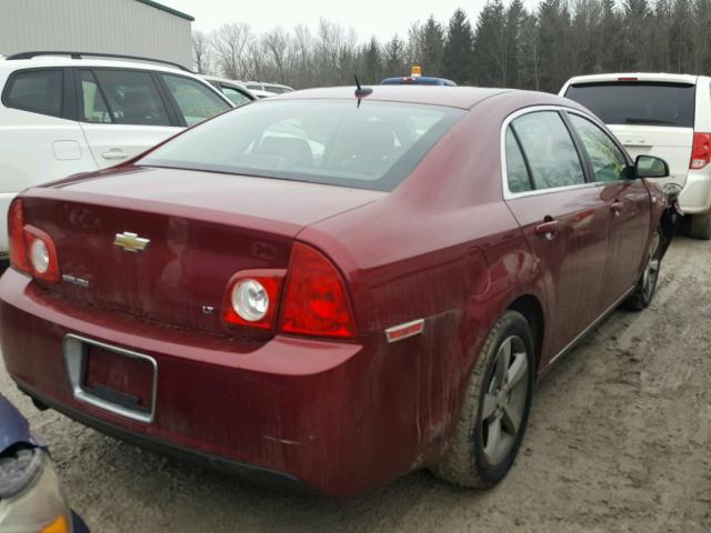 1G1ZJ57B98F249178 - 2008 CHEVROLET MALIBU 2LT RED photo 4