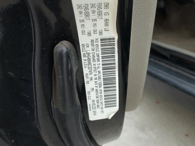 1J8HG48NX6C337474 - 2006 JEEP COMMANDER BLACK photo 10