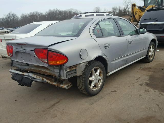 1G3NF52E8YC434414 - 2000 OLDSMOBILE ALERO GLS SILVER photo 4