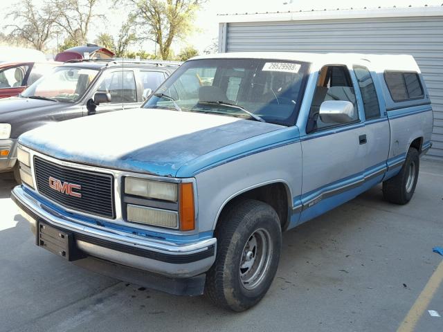 2GTEC19K2P1519010 - 1993 GMC SIERRA C15 SILVER photo 2