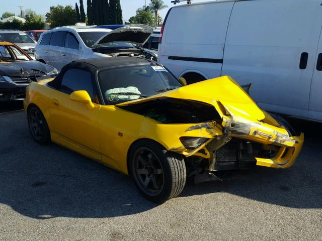 JHMAP21435S003935 - 2005 HONDA S2000 YELLOW photo 1