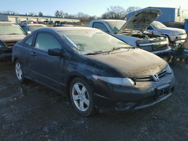 2HGFG12928H525299 - 2008 HONDA CIVIC EXL BLACK photo 1