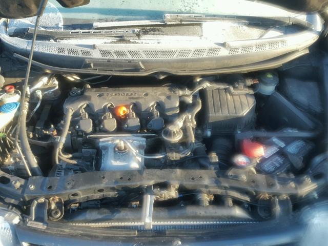 2HGFG12928H525299 - 2008 HONDA CIVIC EXL BLACK photo 7