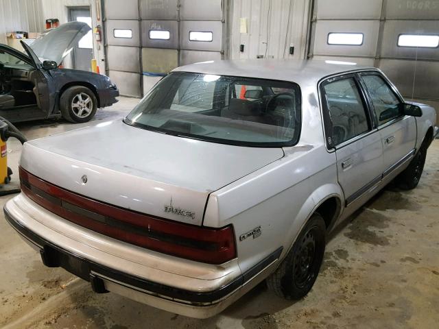 1G4AH54N4L6436069 - 1990 BUICK CENTURY CU SILVER photo 4