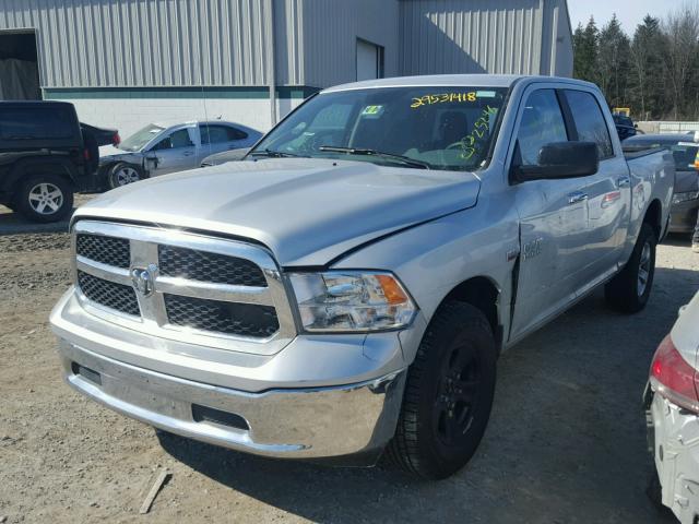 1C6RR7LT0HS807069 - 2017 RAM 1500 SLT GRAY photo 2