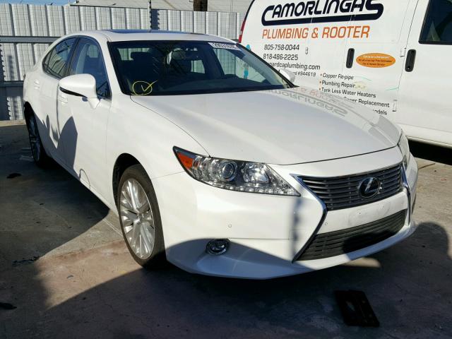 JTHBK1GG8E2084378 - 2014 LEXUS ES 350 WHITE photo 1