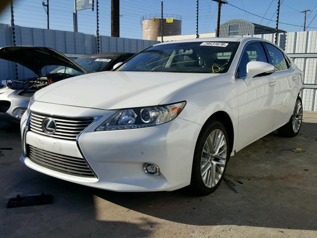 JTHBK1GG8E2084378 - 2014 LEXUS ES 350 WHITE photo 2