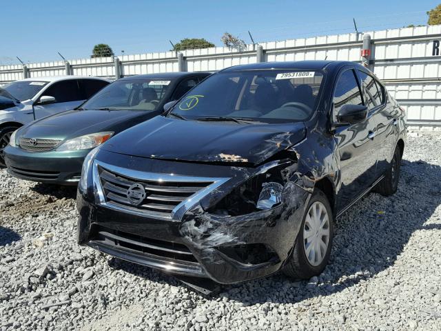 3N1CN7AP8GL851000 - 2016 NISSAN VERSA S BLACK photo 2