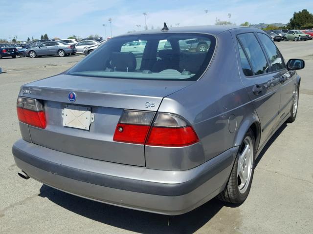 YS3EH48G113044007 - 2001 SAAB 9-5 AERO GRAY photo 4