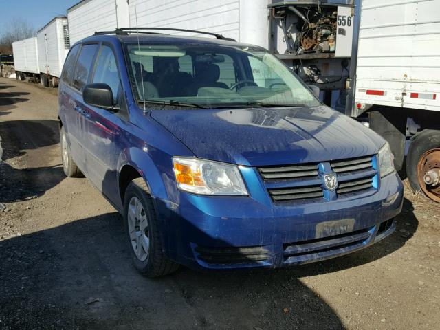 2D4RN4DE6AR128503 - 2010 DODGE GRAND CARA BLUE photo 1