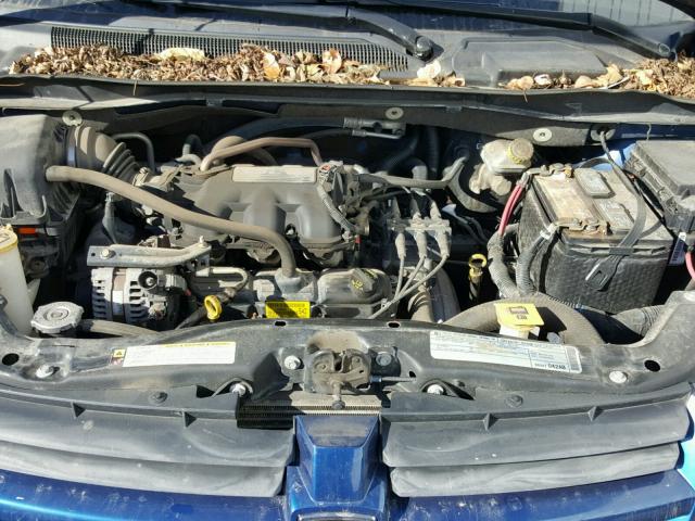 2D4RN4DE6AR128503 - 2010 DODGE GRAND CARA BLUE photo 7