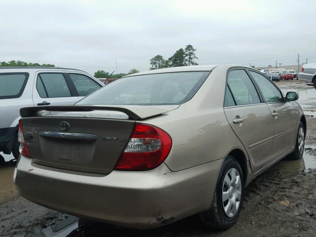 4T1BE32KX4U295676 - 2004 TOYOTA CAMRY LE BEIGE photo 4